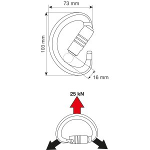 TRIAD 3LOCK - MOUSQUETON